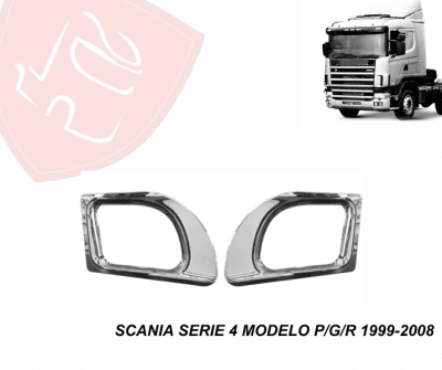JG ENTRADA DE AIRE CROMADAS SCANIA SERIE4 MOD. P/G/R 1999-2008
