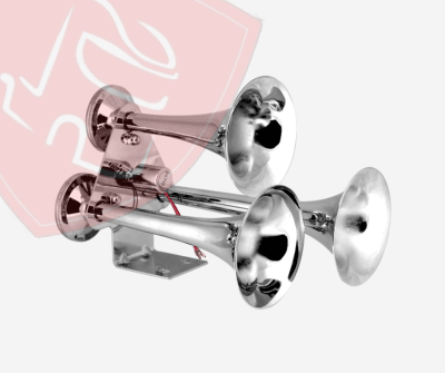 BOCINA DE TREN 3 CORNETAS 12V 24V