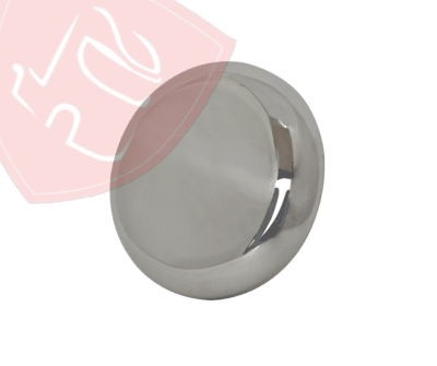 TAPA REDONDA PARA CORNETA DE AIRE METAL CROMADO