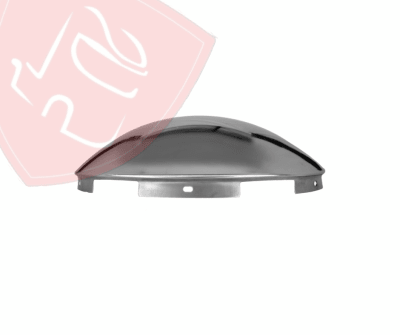 TAPA EJE DELANTERO EN ACERO INOXIDABLE 8 5/8”, 6 UÑAS, REDONDO, MEDIA LUNA