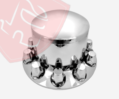 TAPA EJE TRASERO EN ABS CROMADO,TAPA TUERCAS PLANAS 