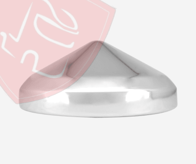 TAPA EJE TRASERO CROMADO 8 1/8