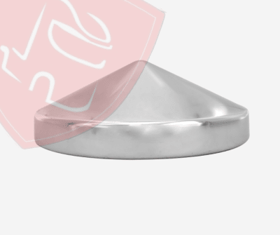 TAPA EJE TRASERO CROMADO 8 1/8