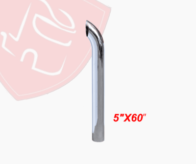 TUBO DE ESCPE CROMADO 5X60