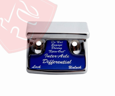 CUBIERTA CROMADA AZUL PARA ACCIONAR DIFERENCIAL