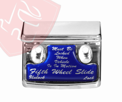 CUBIERTA CROMADA AZUL PARA 5TA RUEDA