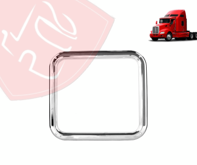 BISEL EXTERIOR PARA VENTANA W-900 EN ABS CROMADO PARA KENWORTH