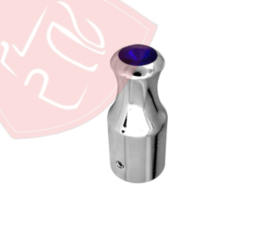 EXTENSION PARA INTERRUPTOR DE PALANCA CON PIEDRA AZUL PARA INTERNATIONAL EN ALUMINIO