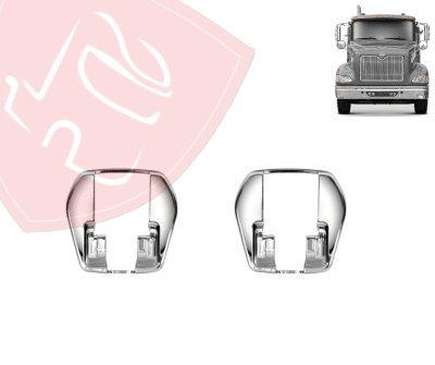 JG CUBIERTA PARA BASE DE GANCHO DE CAPO DE INTERNATIONAL LADO INFERIOR ABS CROMADO