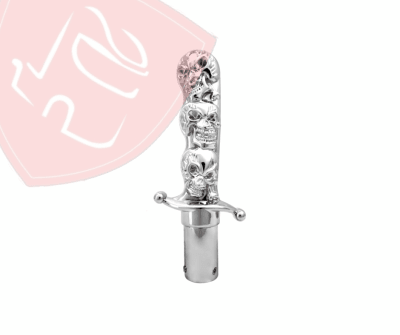 CUBIERTA PALANCA DE CAMBIOS CROMADA DAGA