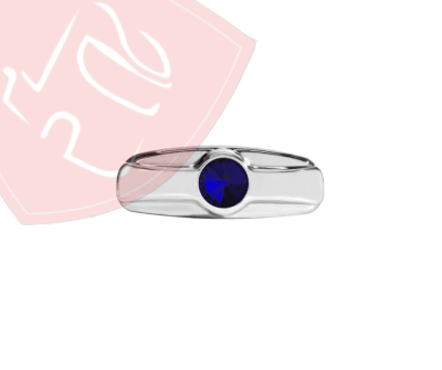 BISEL PARA PALANCA TRAILER FRENO DE MANO FREIGHTLINER ABS CROMADO DIAMANTE AZUL