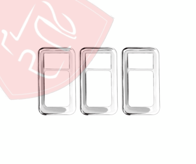 BISEL EN ABS CROMADO PARA SWITCH DE INTERNATIONAL 3PCS