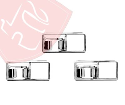 BISEL ABS CROMADO PARA INTERRUPTOR DE PALANCA FREIGHTLINER ESTILO ANTIGUO 3PCS