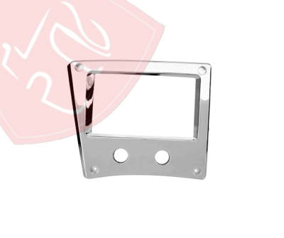 BISEL EN ABS CROMADO PARA RADIO Y VALVULAS FREIGHTLINER CASCADIA 08-17