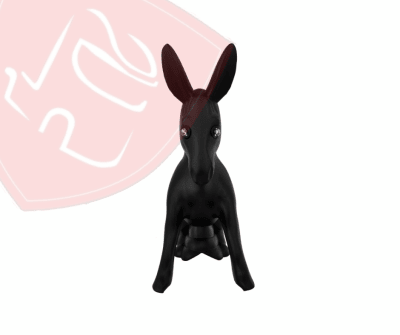 BURRITO NEGRO CON ILUMINACION DE OJOS PARA CAPOT