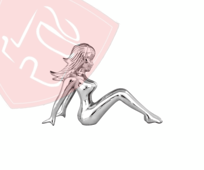 LINDA CHICA CROMADA PARA CAPOT