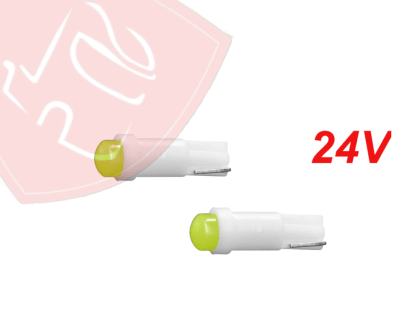AMPOLLETA T5 1 LED BLANCO COB 24V 2PCS