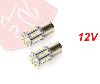AMPOLLETA 20 LED BLANCO 5730 SMD 1 CONTACTO 12V 2PCS