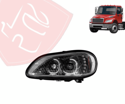FOCO PRINCIPAL FREIGHTLINER M2 106-112 2002-2018 NEGRO CREE LED, IZQUIERDO