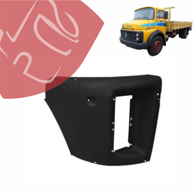 TAPABARRO DELANTERO DERECHO MERCEDES BENZ 1518 CARA NEGRA