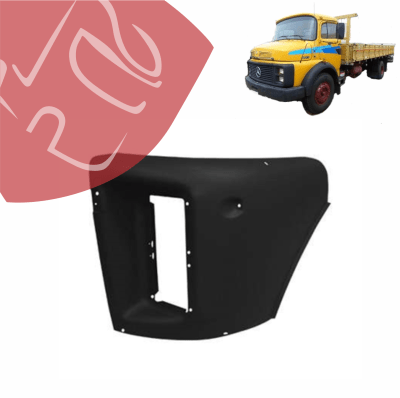 TAPABARRO DELANTERO IZQUIERDO MERCEDES BENZ 1518 CARA NEGRA