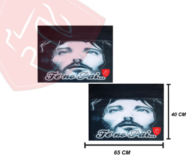 JG GUARDABARROS PERSONALIZADO DEUS FE EN PAI 65X40