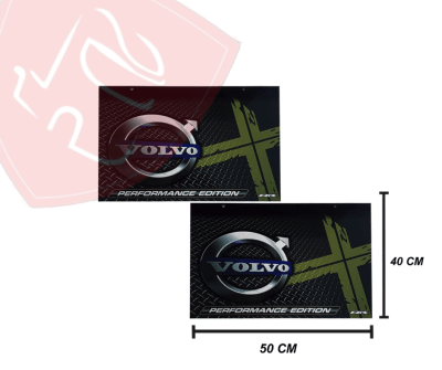 JG GUARDABARROS PERSONALIZADO LOGO VOLVO PERFORMANCE EDITION 50X40