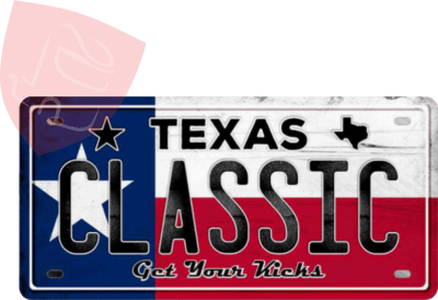 PLACA DECORATIVA TEXAS CLASSIC PAIS GRANDE