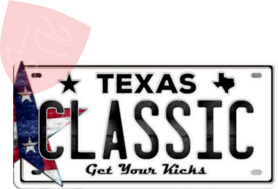PLACA DECORATIVA TEXAS CLASSIC GET YOUR KICKS