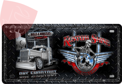 PLACA DECORATIVA KUSTOM SHINE