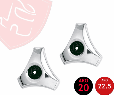 JG HELICES TRASERAS 3 PUNTAS RECTAS ARO 20 22.5