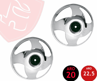 JG GLOBO HELICE TRASERA 4 PUNTAS TORCIDA ARO 20 22.5