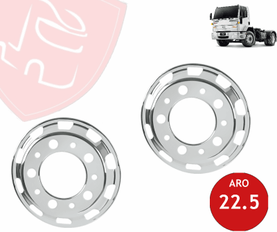 JG TAPAS DE RUEDAS DELANTERAS ARO 22.5 MOD.SPEEDLINE ABIERTA