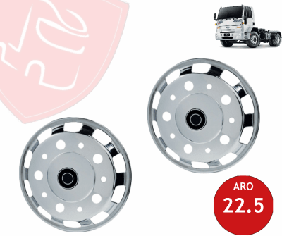 JG TAPAS DE RUEDAS DELANTERAS ARO 22.5 MOD.SPEEDLINE CERRADA