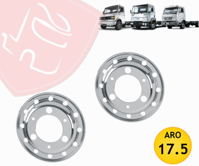 JG TAPAS DE RUEDAS DELANTERAS ARO 17.5 SILVER ABIERTA 915