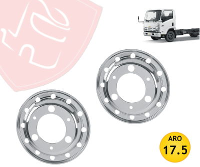 JG TAPAS DE RUEDAS DELANTERAS ARO 17.5 MOD.SILVER ABIERTA JAPONES