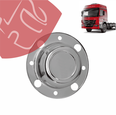 TAPA MASA DELANTERA METAL CROMADA MERCEDES BENZ ATEGO