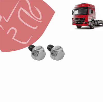PACK 16 UN PERNOS CROMADOS MERCEDES BENZ AXOR ATEGO 1620