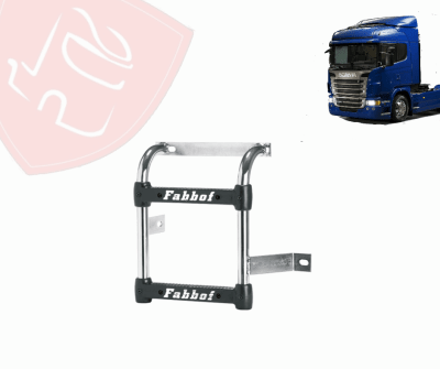 ESCALERA LATERAL CROMADA CATALIZADOR SCANIA SERIE 5 2011 EURO 3
