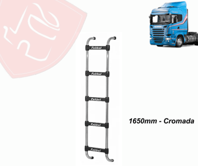 ESCALERA CROMADA 5 PELDAÑOS SCANIA S5 HIGHLINE 1650MM