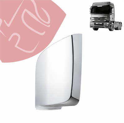 CUBRE TAPA ESPEJO SUPERIOR MAYOR CROMADA LADO IZQUIERDO MB ACTROS MP3