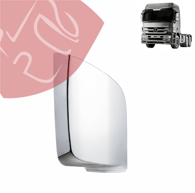 CUBRE TAPA ESPEJO SUPERIOR MAYOR CROMADA LADO DERECHO MB ACTROS MP3