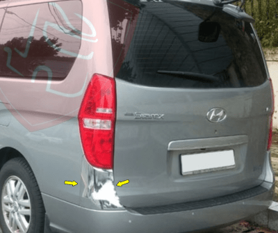 JG ESQUINEROS TRASEROS CROMADOS HYUNDAI NEW H1 2008/2021