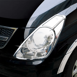 JG BORDE CROMADOS FOCOS MAYOR HYUNDAI NEW H1 2008/2017