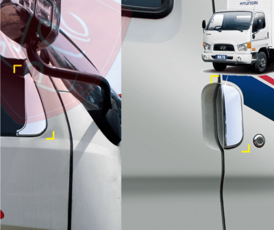 JG MANILLAS Y ESQUINERO DE PUERTAS CROMADOS HYUNDAI HD 1999/2021