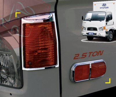 JG MOLDURA INTERMITENTE CROMADO 4 PCS HYUNDAI HD 1999/2020