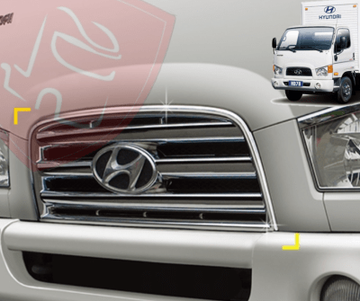 MASCARA FRONTAL CROMADA HYUNDAI HD 1999/2021