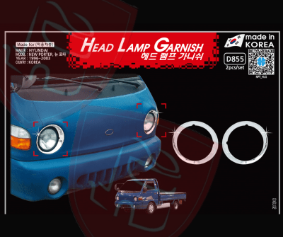 JG BISELES CROMADOS DE FOCO MAYOR HYUNDAI PORTER 1998/2004