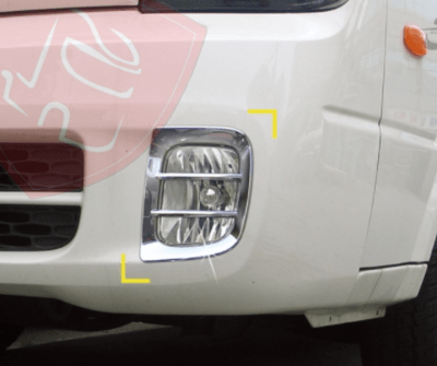 JG CUBRE FOCO NEBLINERO CROMADO KIA FRONTIER 2012/2021