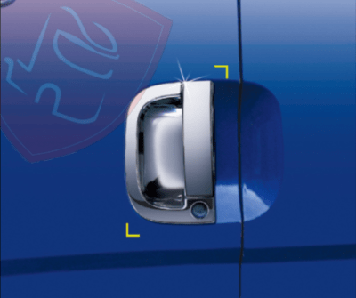 JG MANILLAS CROMADAS 2 PUERTAS KIA FRONTIER 2006/2021